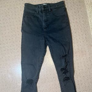 Abercrombie & Fitch high-rise super skinny
